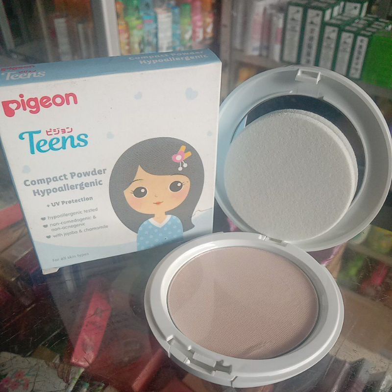 pigeon bedak padat baby compath/refill