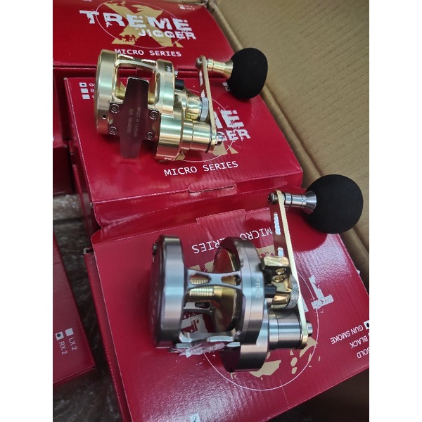 Reel kamikaze extreme jigger micro series lx 2 rx 2