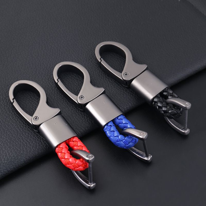 Premium Leather Key Chain Gantungan Kunci Pinggang Kulit Zinc Mobil Motor