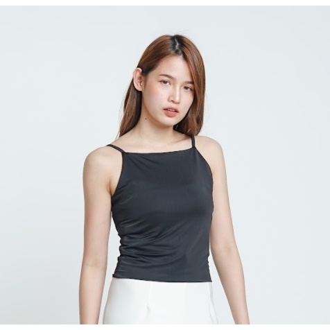 MODAVIE - WILLOW TANK TOP Baju Atasan Wanita Crop Top Tank Top Basic Tanktop Korea