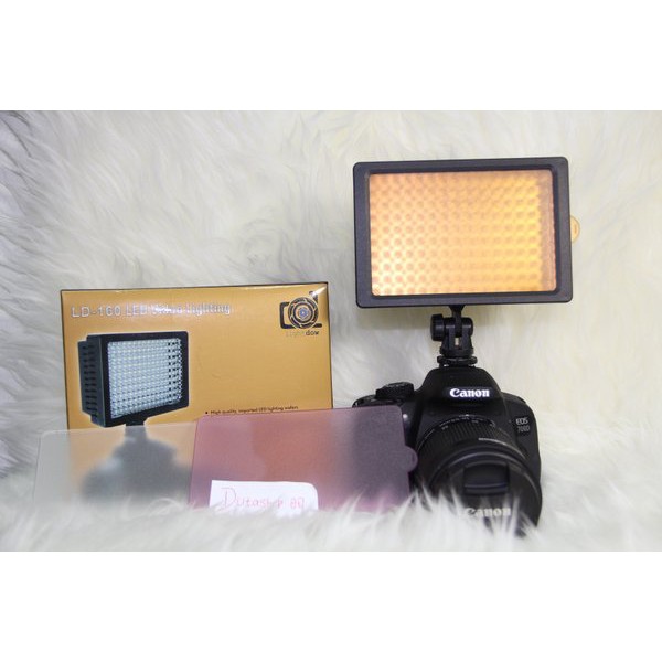 Miliki video lighting 160 led / canon dslr / nikon dslr / harga termurah  terjangkau