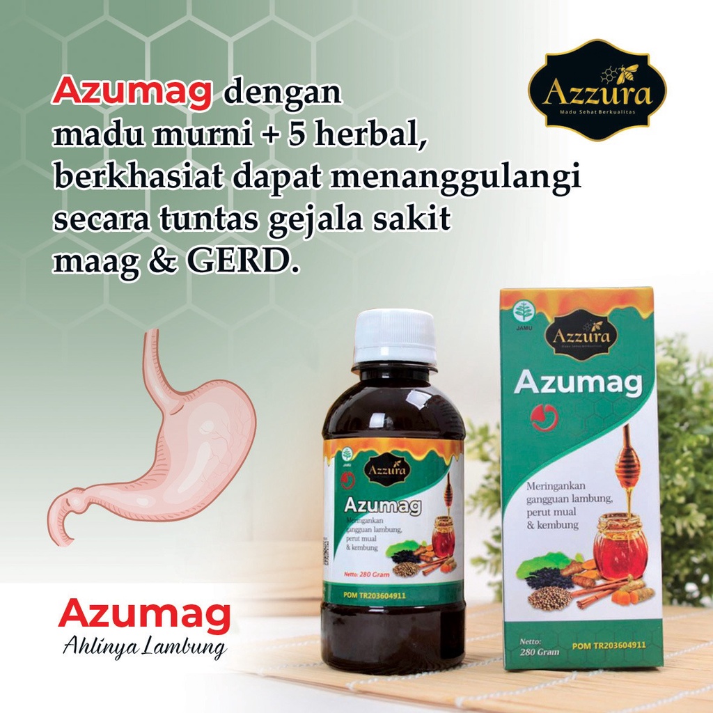 

AZUMAG 280 gr (MERINGANKAN GANGGUAN LAMBUNG, PERUT MUAL DAN KEMBUNG))