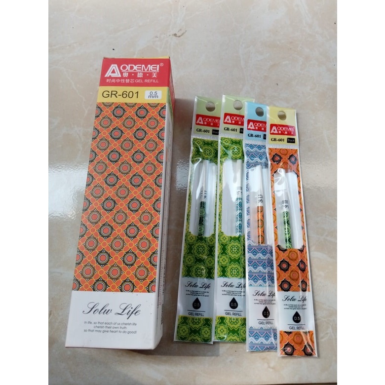 

(1PCS) Refill Isi Pulpen Gel Batik AODEMEI GR-601 0,5mm