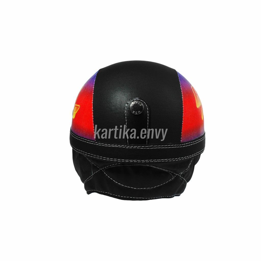 Helm Anak Balita Retro Seri Klasik BornToRide