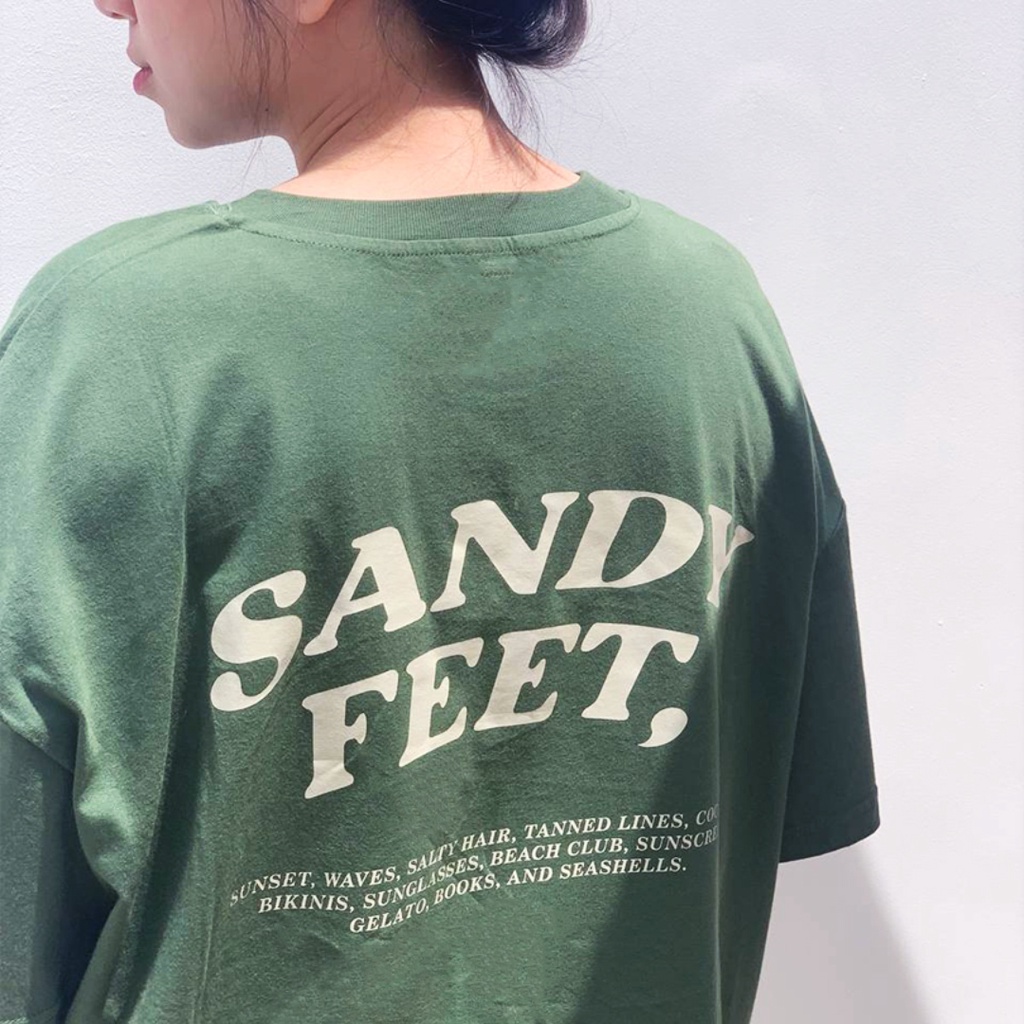 N&amp;A - MENTALLY ON THE BEACH OVERSIZED T-SHIRT - oversized t shirt / pakaian wanita / kaos