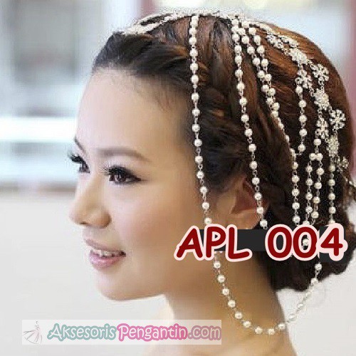 [BISA COD] TIARA CRYSTAL AKSESORIS WEDDING PERNIKAHAN PENGANTIN APL004