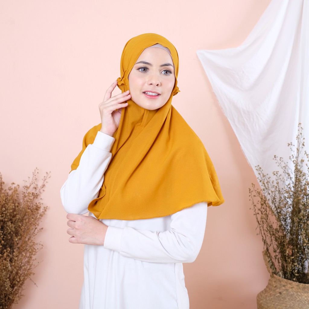 KERUDUNG BERGO TALI KRIWIL KHALISA / HIJAB INSTANT MURAH MODEL BERGO / JILBAB INSTAN LANGSUNG PAKAI / JILBAB BERGO TALI MURAH