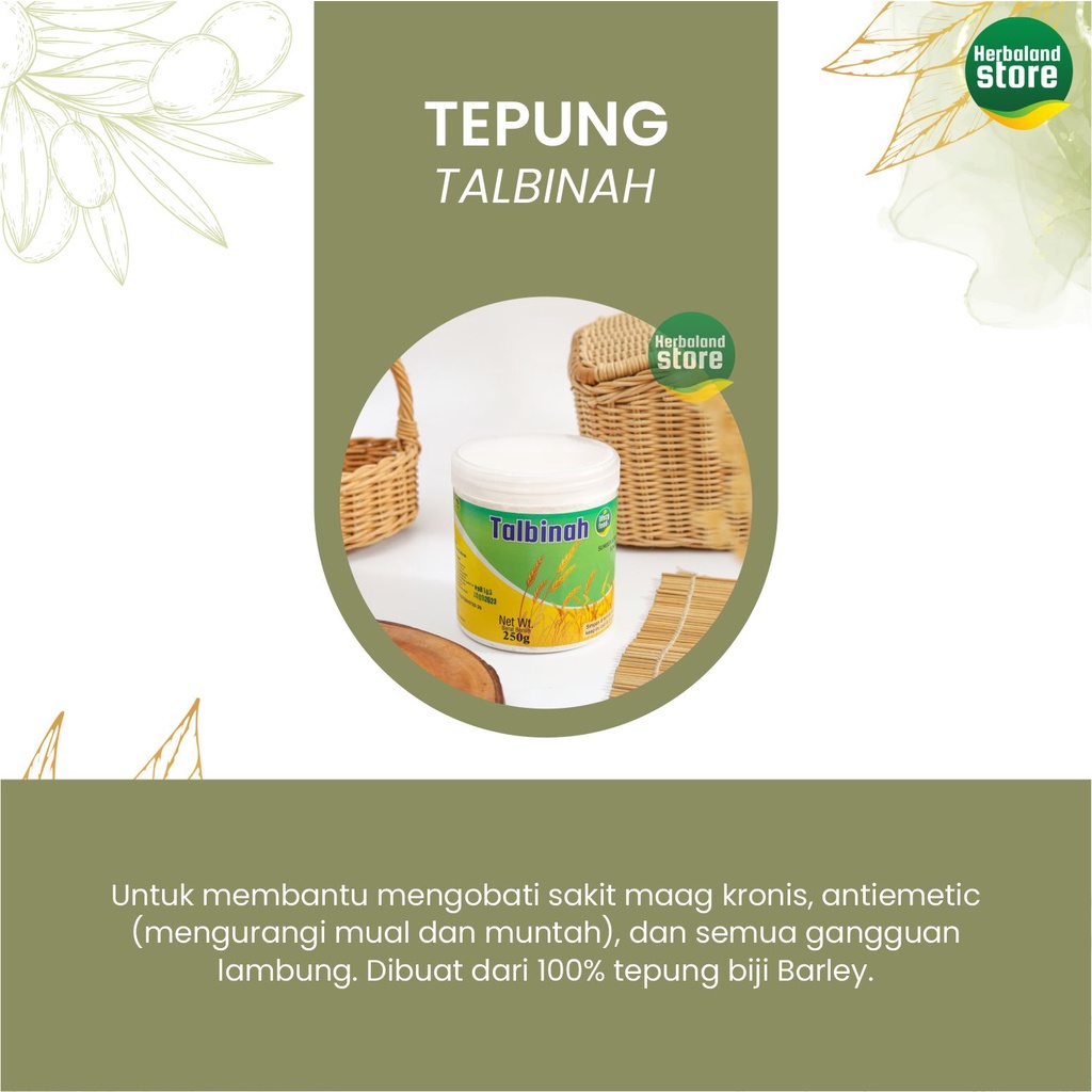 ILFAZY FOOD Talbinah Thibbun Nabbawy Asam Lambung 250 GRAM