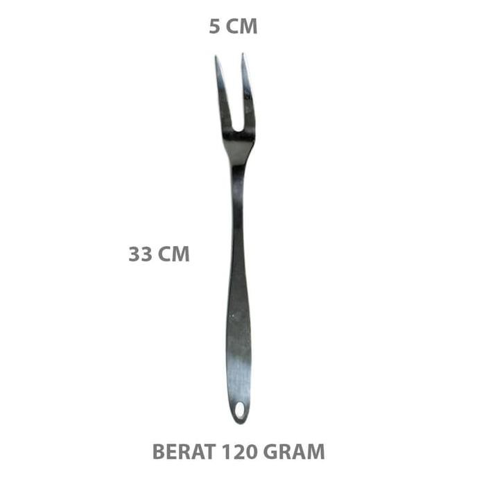 Garpu Besar Daging Outdoor Bbq Fork Stainless Steel Barbecue - HHD-319