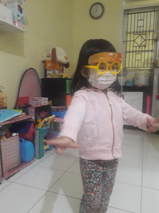 Promo!!face Shield Kacamata Medis Pelindung Wajah Anak Anak Ready