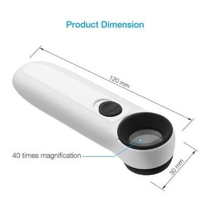 40X Dual LED Light Magnifier