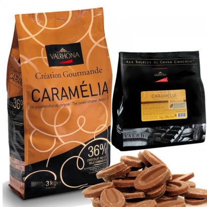 

Valrhona Milk Couverture Caramelia 36% 200gr (Repack) / Valrhona Chocolate / Coklat Import