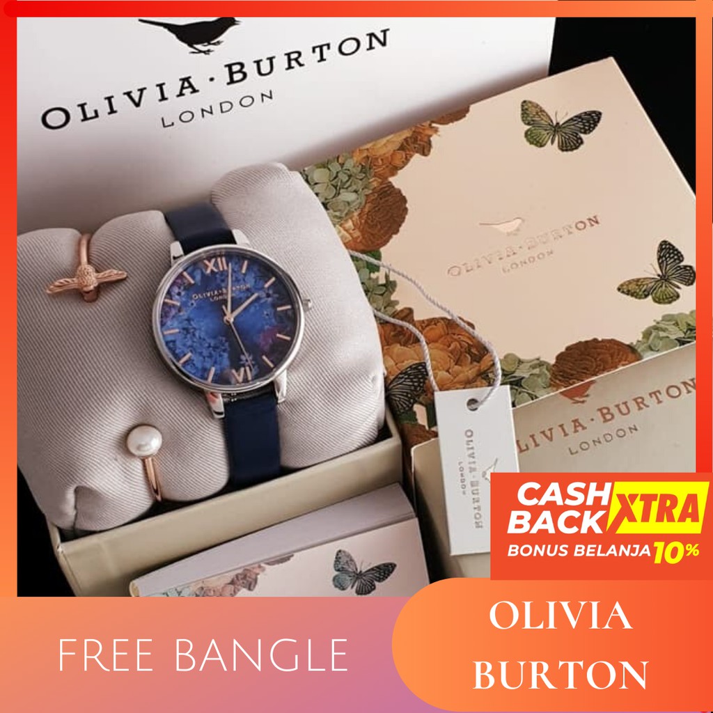 [ ORIGINAL ] FREE BANGLE OLIVIA BURTON ORIGINAL / JAM TANGAN OLIVIA BURTON / OB / JAM WANITA