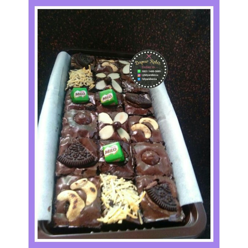 

Brownies Sekat ukuran 10×20 by: dapurReBit