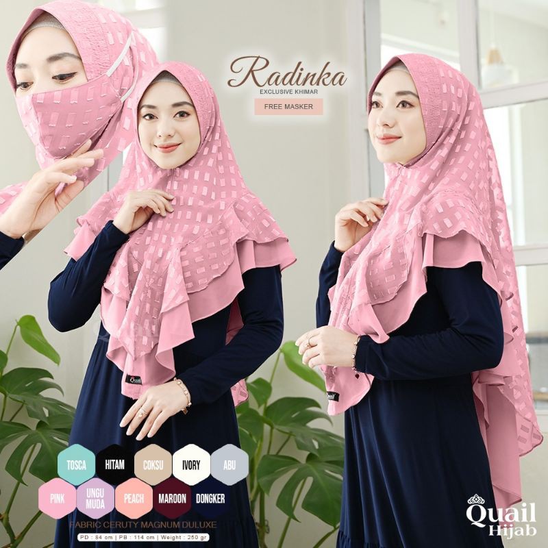 RADINKA KHIMAR ORI BY QUAIL HIJAB
