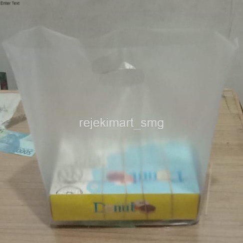 

Ready Stock !!! Tas Plastik Dus Multifungsi / Dus Donat ( kecil ) isi 50pcs