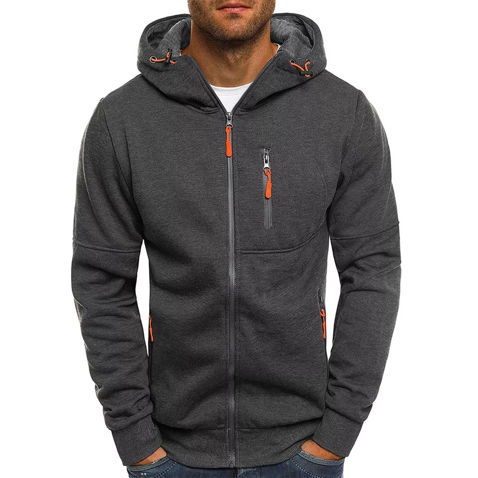 fleece zipper hoodie