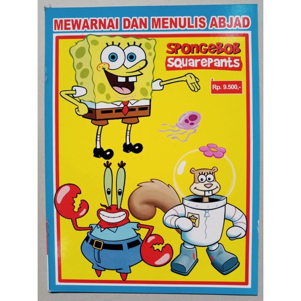 

Buku mewarnai anak spongebob