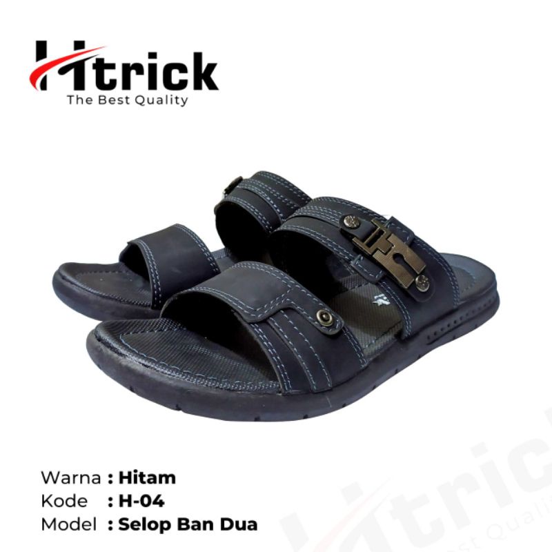 sandal pria / sendal pria casual Original H-trick 02 sandal kulit