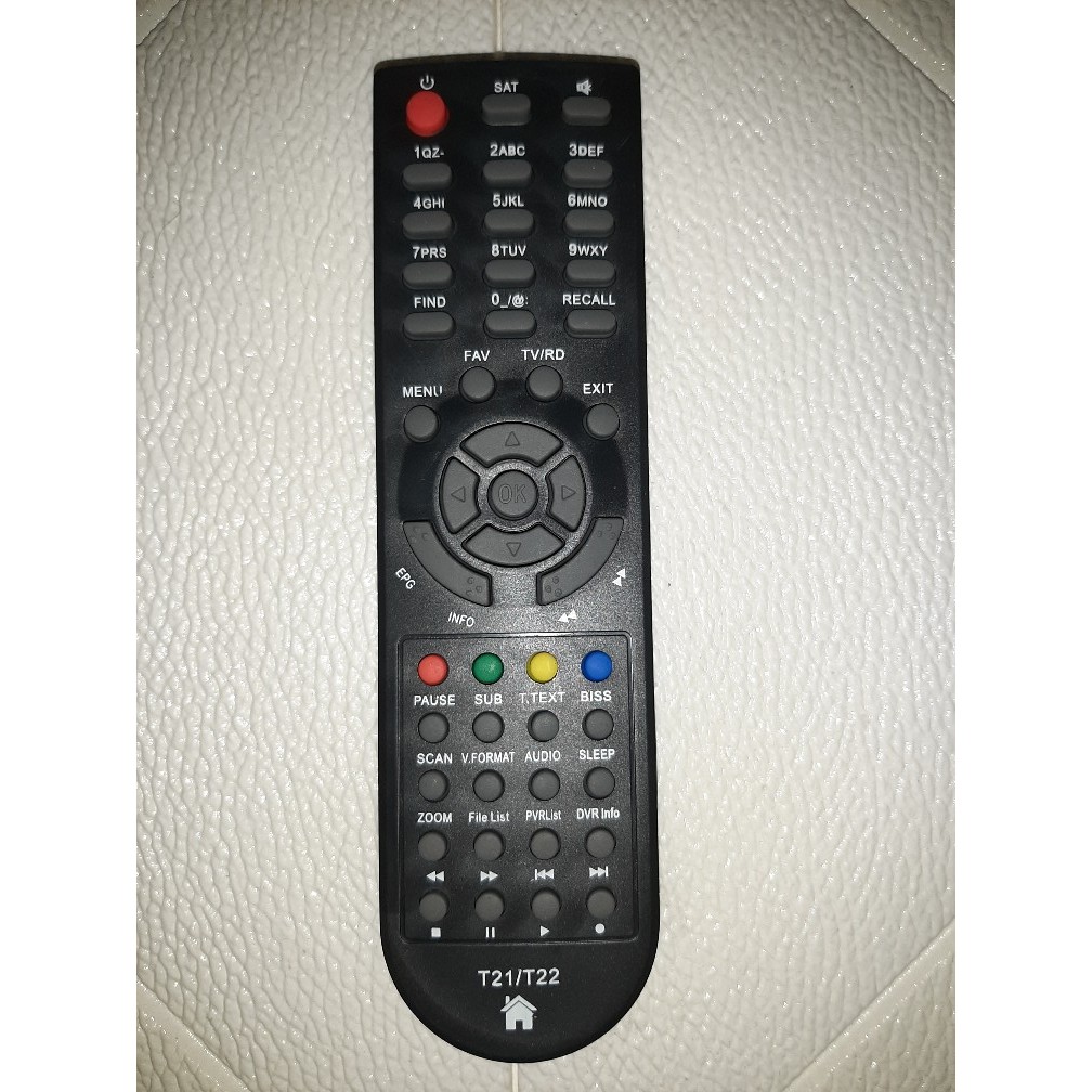 Remot Remote RECEIVER PARABOLA TANAKA T21 T22 HD JURASSIC SAMURAI KOMODO