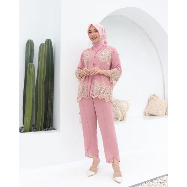 Sale Setelan Kekinian Maharani Kaftan Original Butik