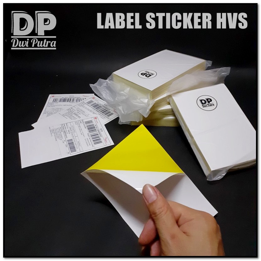 LABEL STICKER HVS SETARA A6 - 10 x 15 CM // STIKER CETAK RESI PAKET PESANAN PRINT PRINTER LAPAK ONLINE