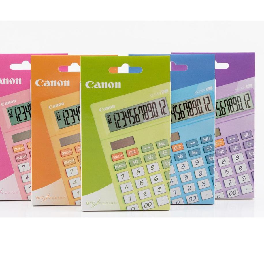 

Best! CALCULATOR KALKULATOR CANON WARNA WARNI AS 120V