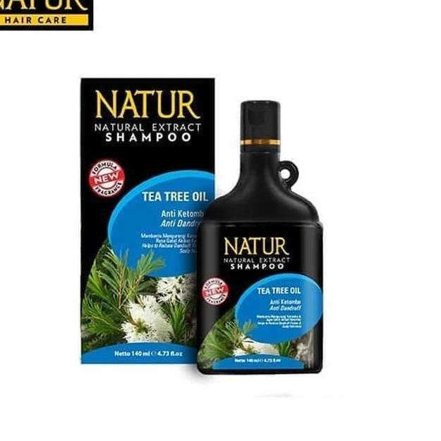 NATUR SHAMPO ANTI KETOMBE 270ML - SHAMPOO NATUR ANTI KETOMBE TEA TREE ♦