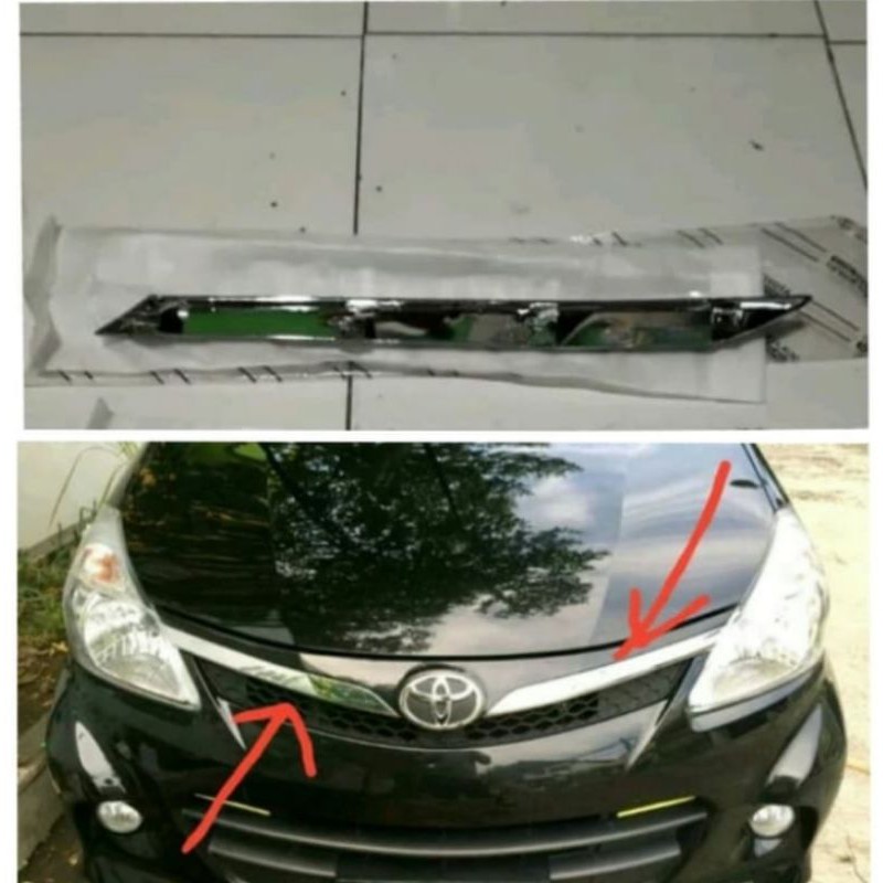 List grill Bumper Avanza Veloz
