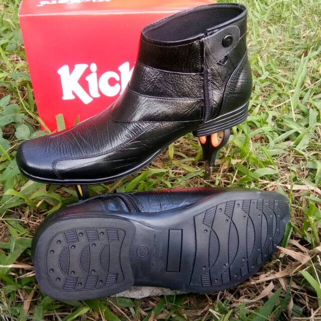 Sepatu pdh boots kulit asli nyaman dipakai