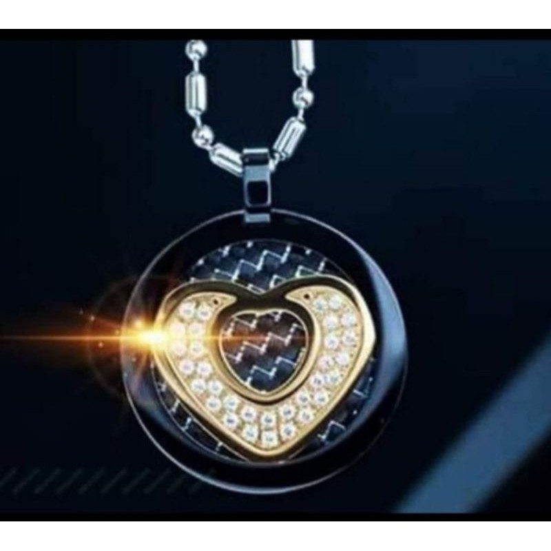 Kalung Kesehatan Perdant Aura Heart Crystal MCI (100% Original)