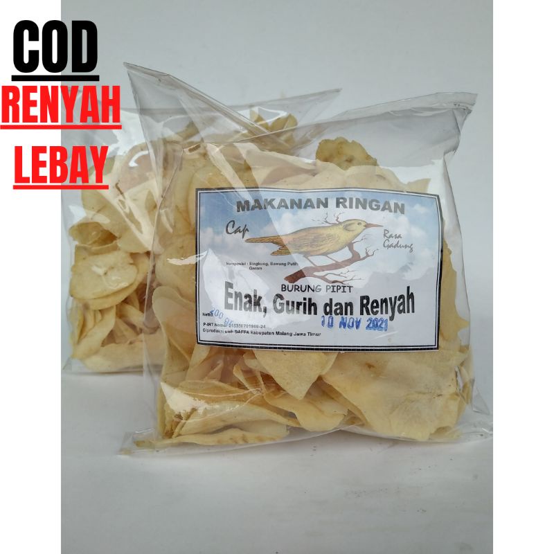 

Bisa COD/Keripik gadung Asli/sudah Bumbu/1 kg/mentah