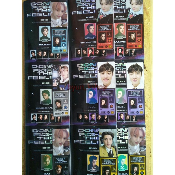 [READY] EXO - DON'T FIGHT THE FEELING (EXPANSION VER) XIUMIN BAEKHYUN CHANYEOL D.O KAI SEHUN