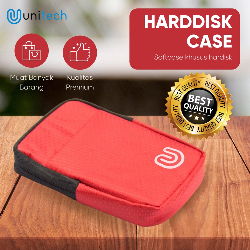 Case External Harddisk 2.5&quot; Unitech Pouch / Sarung External Harddisk