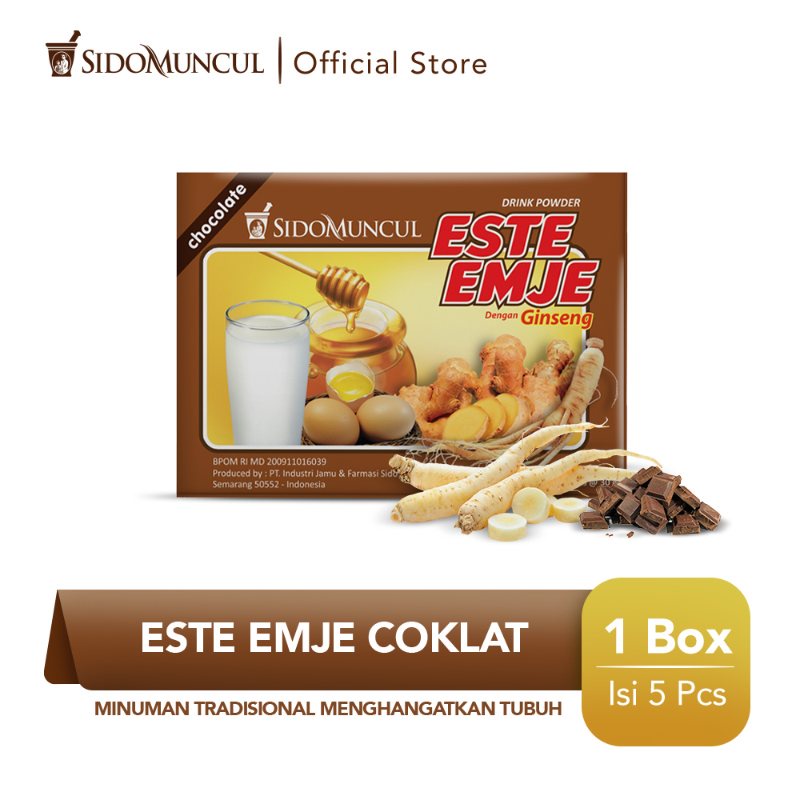 

Sido Muncul Minuman Este Emje Coklat 5's - Menghangatkan Tubuh