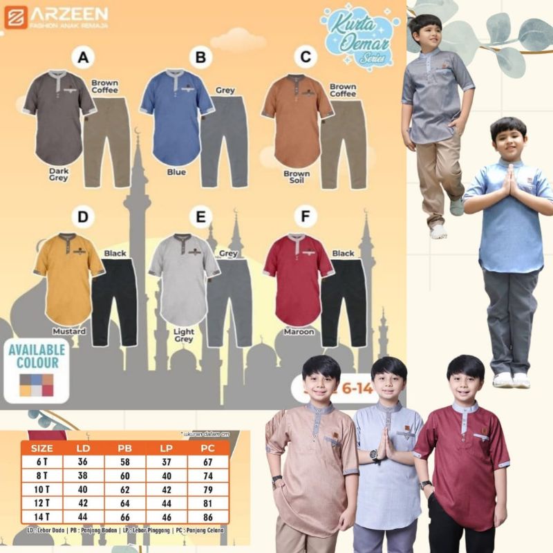 SET KURTA OEMAR by ARZEEN