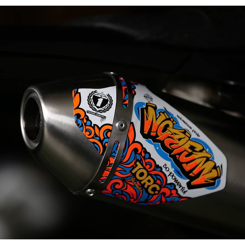 NORIFUMI KNALPOT TORC GRAFFITY KLX150 BF, CRF150L (Original)