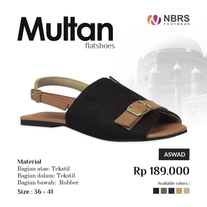 Nibras Footwear Multan Flatshoes Sandal Wanita Flat Elegant Look