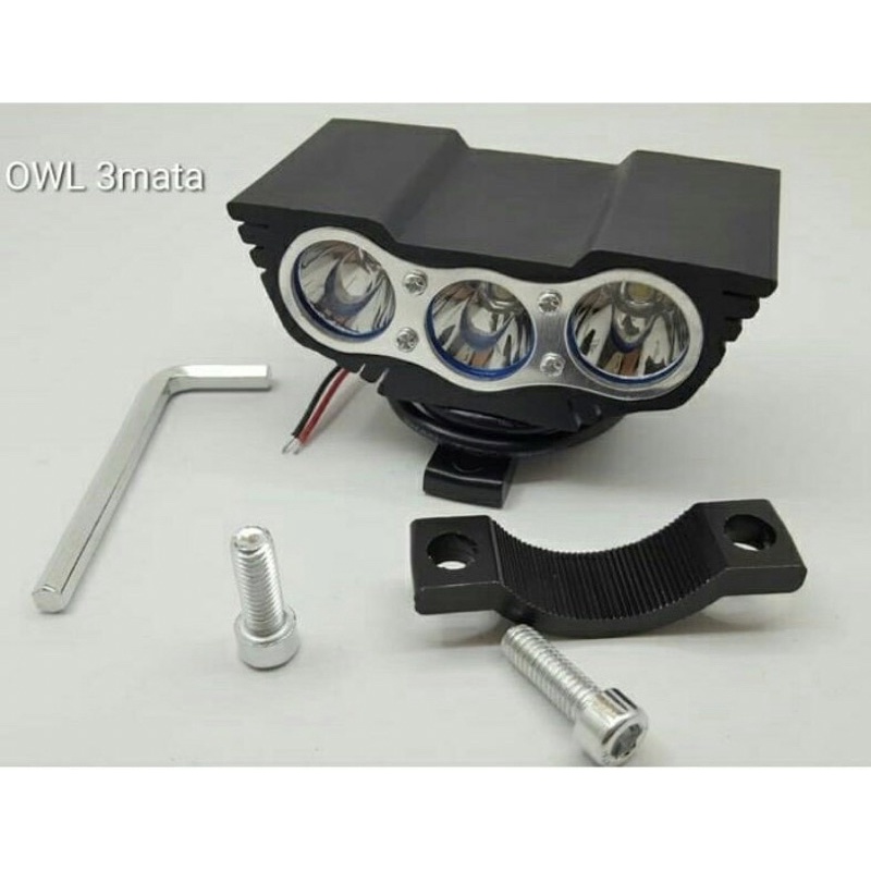 Lampu Tembak Lampu Sorot led Cree 3 mata Owl ultrafire 30watt 3 mode