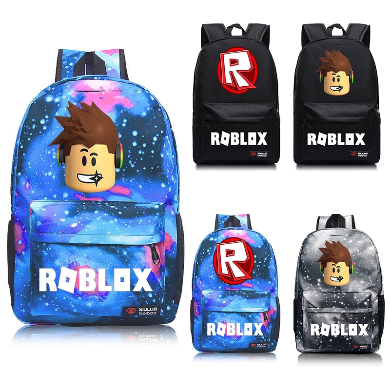 Roblox Game Kids Schoolbag Backpack Students Bookbag Handbags Travelbag Shopee Indonesia - bookbag roblox id