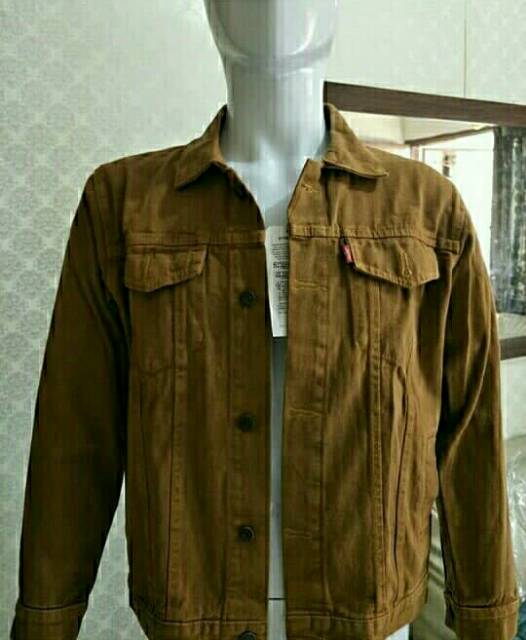 Jaket Jeans Oversize Mustard M - XXL