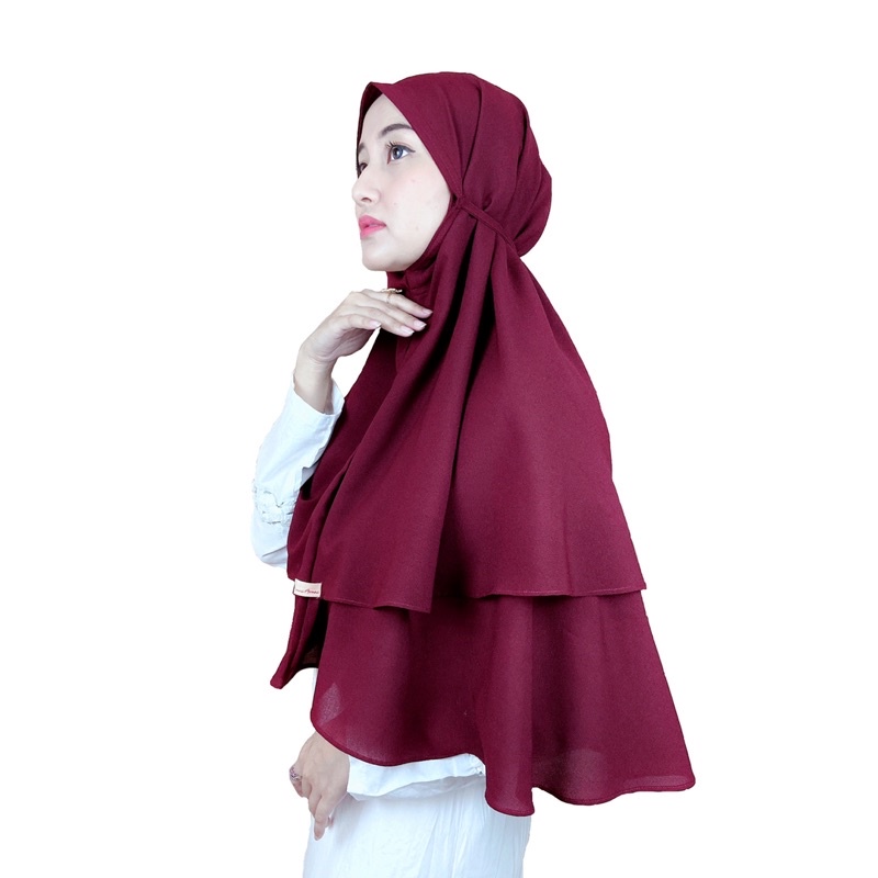 Nouri Avani Hijab Bergo Diamond 2 layer Jumbo