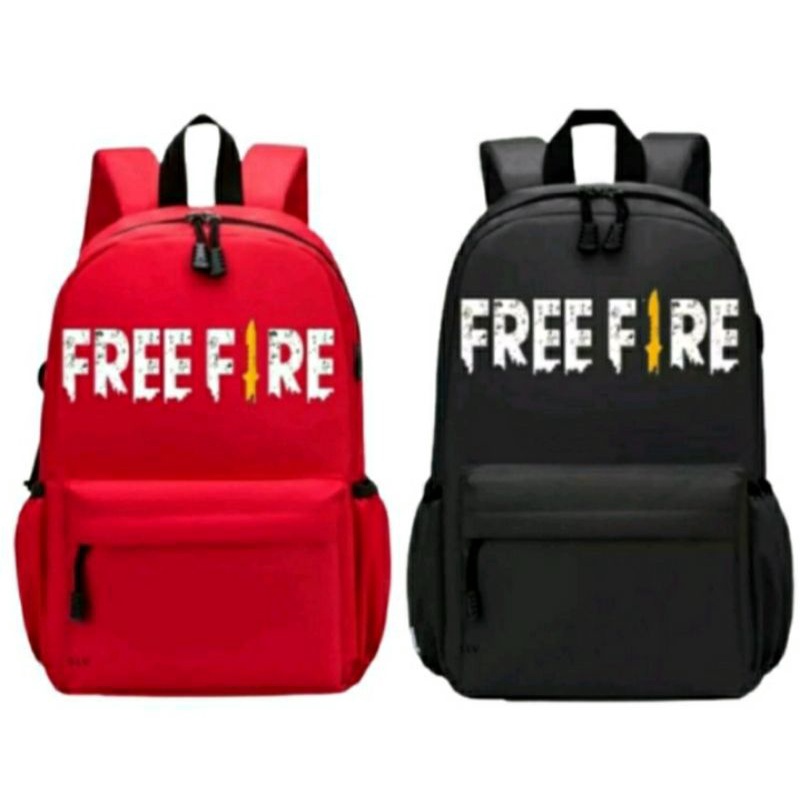 Ransel Freefire/Spiderman/Batman backpack 3in1/ 2in1 topi baseball bordir