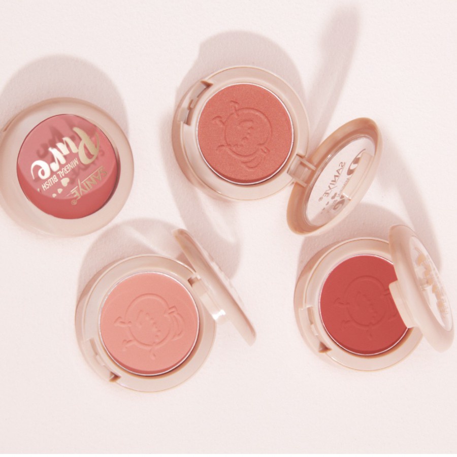 SANIYE Blush On Original Blusher Cheek Blushed Matte Pressed Powder Membuat Pipi Terlihat Lebih Fresh  SA010
