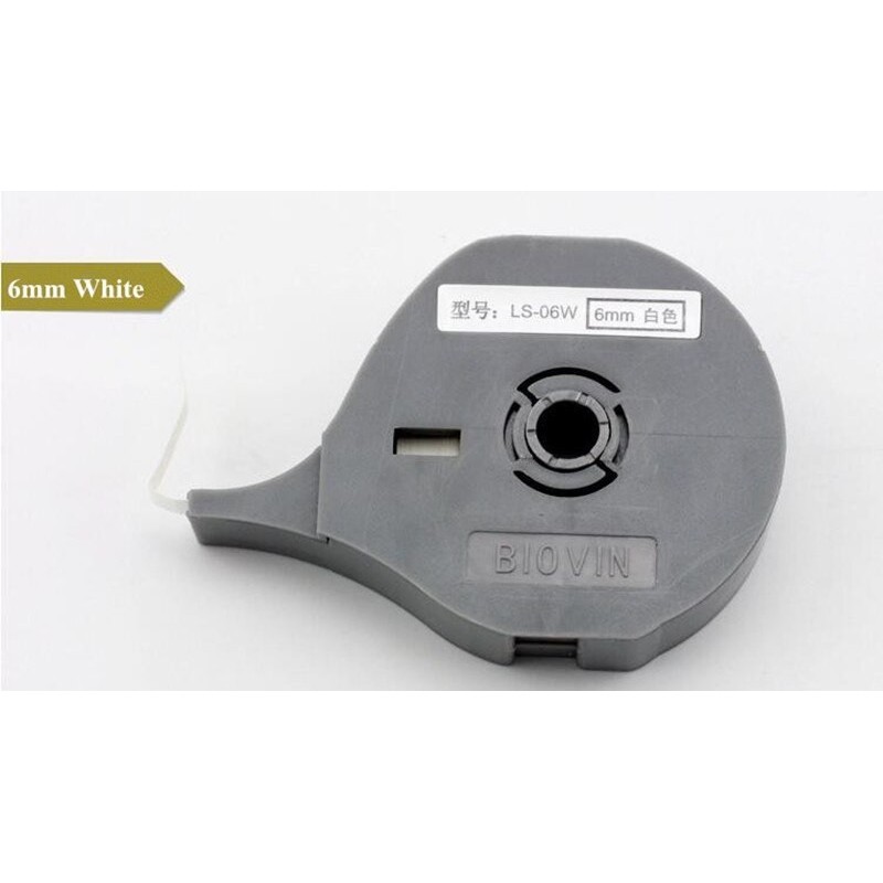 LABEL MESIN PRINTING MARKER TUBE LS-06S SILVER BIOVIN