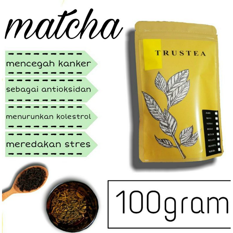 

Pure Matcha Powder TRUSTEA 100gram