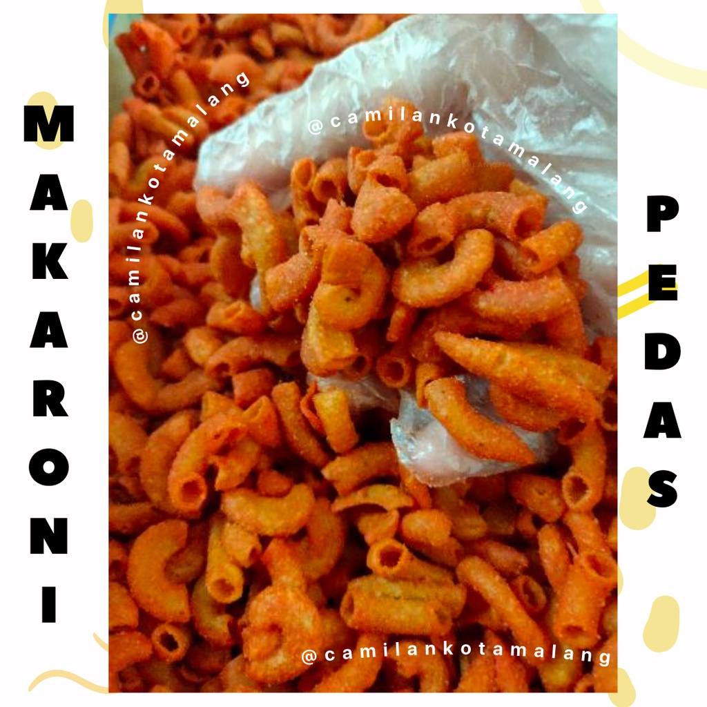 

Makroni PEDES/ MACARONI PEDAS ENAK MICIN KESUKAAN ANAK MUDA 100GR