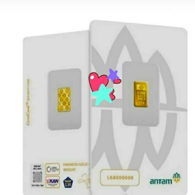 Emas antam 0.5 gram 2020 New Press