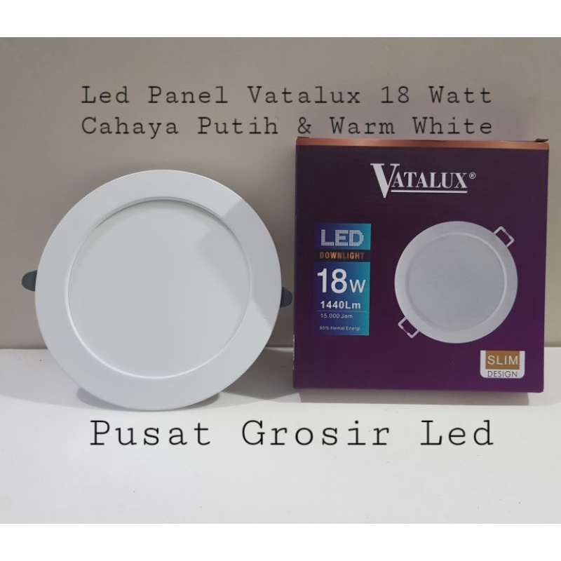 Led Panel Vatalux 18 Watt inbow / Downlight Led Vatalux 18 watt