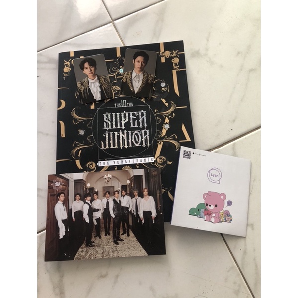 SUPER JUNIOR 'THE RENAISSANCE' 10th Album UNSEALED Kyuhyun + Heechul Photocard